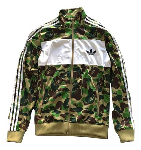 adidas bape track jacket replica|bape x adidas logo.